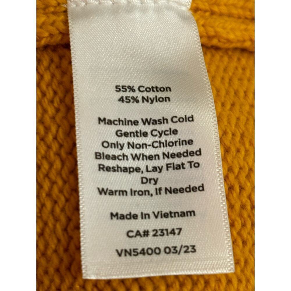 Talbots Gold Button Front Sweater, Medium, Layeri… - image 6